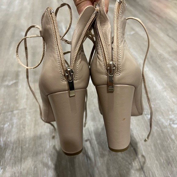 Lace-Up Saks Fifth Avenue Heels - Picture 3 of 5